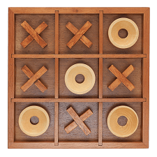 Wood-Board-Tic-Tac-Toe